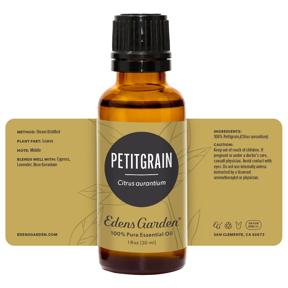 Edens Garden Petitgrain packaging image suitable for gifting.