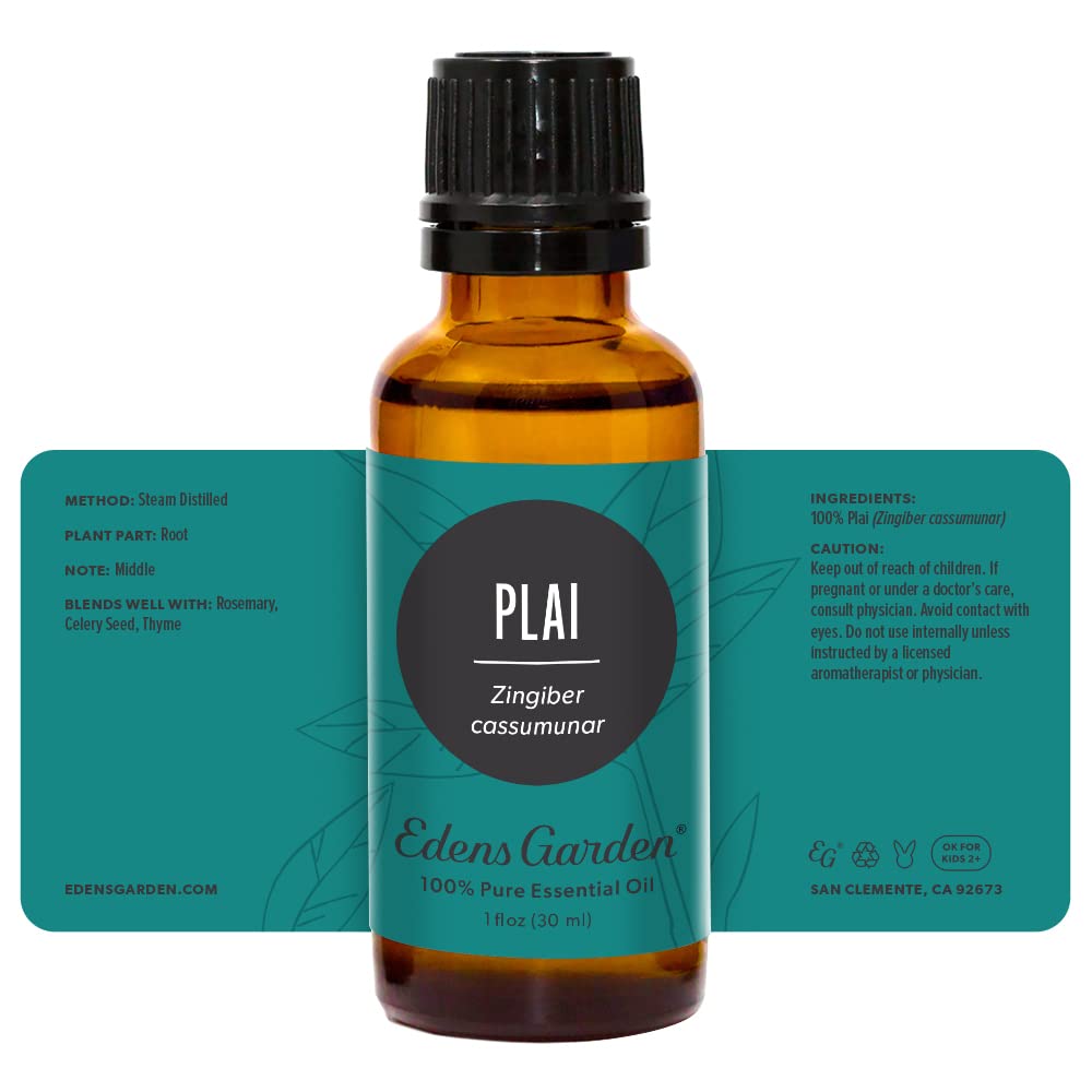 Plai essential oil in a daily self-care routine for calm moments.