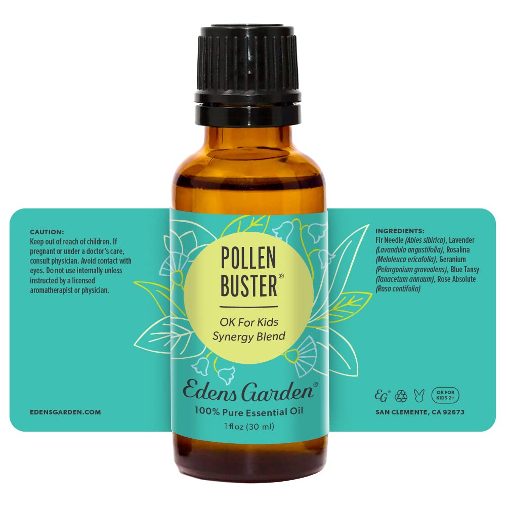 Edens Garden Pollen Buster on a store display attracting mindful shoppers