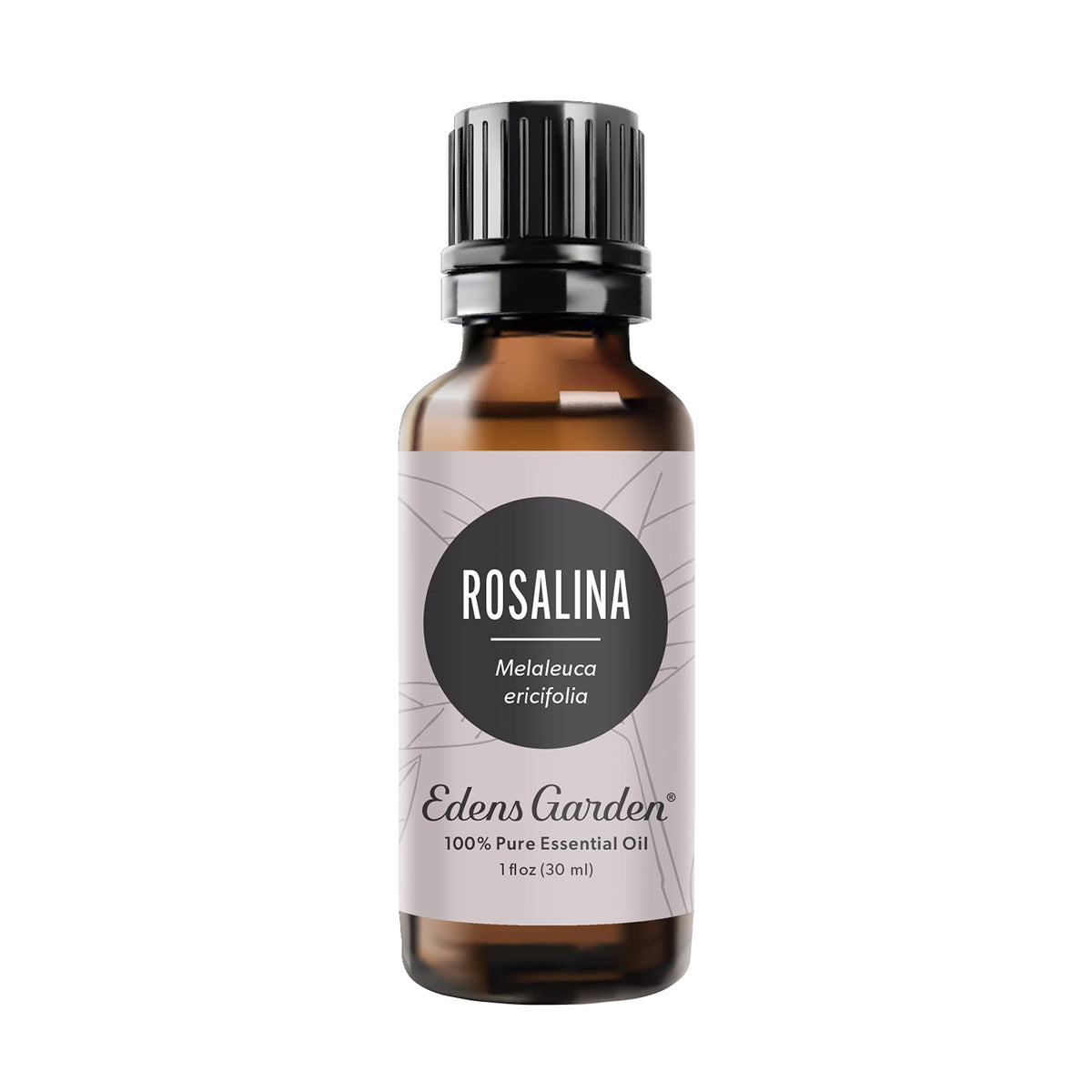 Edens Garden Rosalina essential oil bottle ready for calming diffusions.