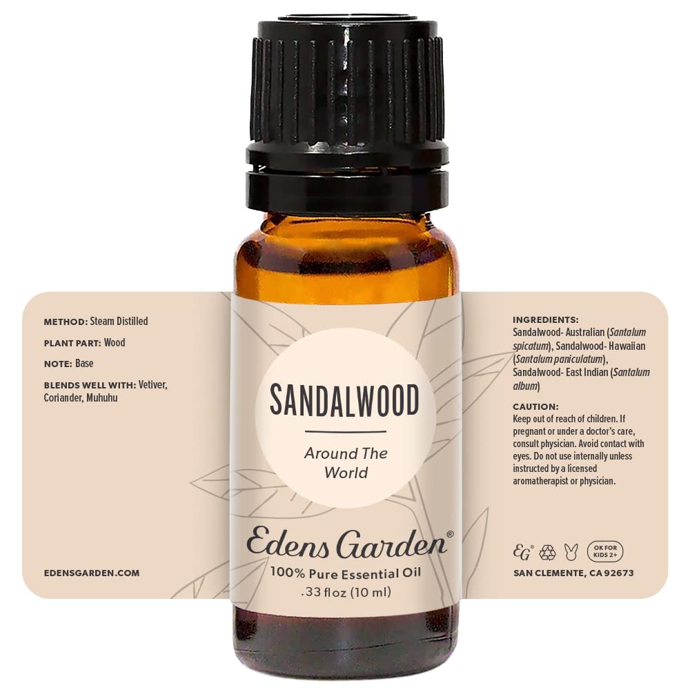 Edens Garden Sandalwood Around The World aroma supports relaxing rituals