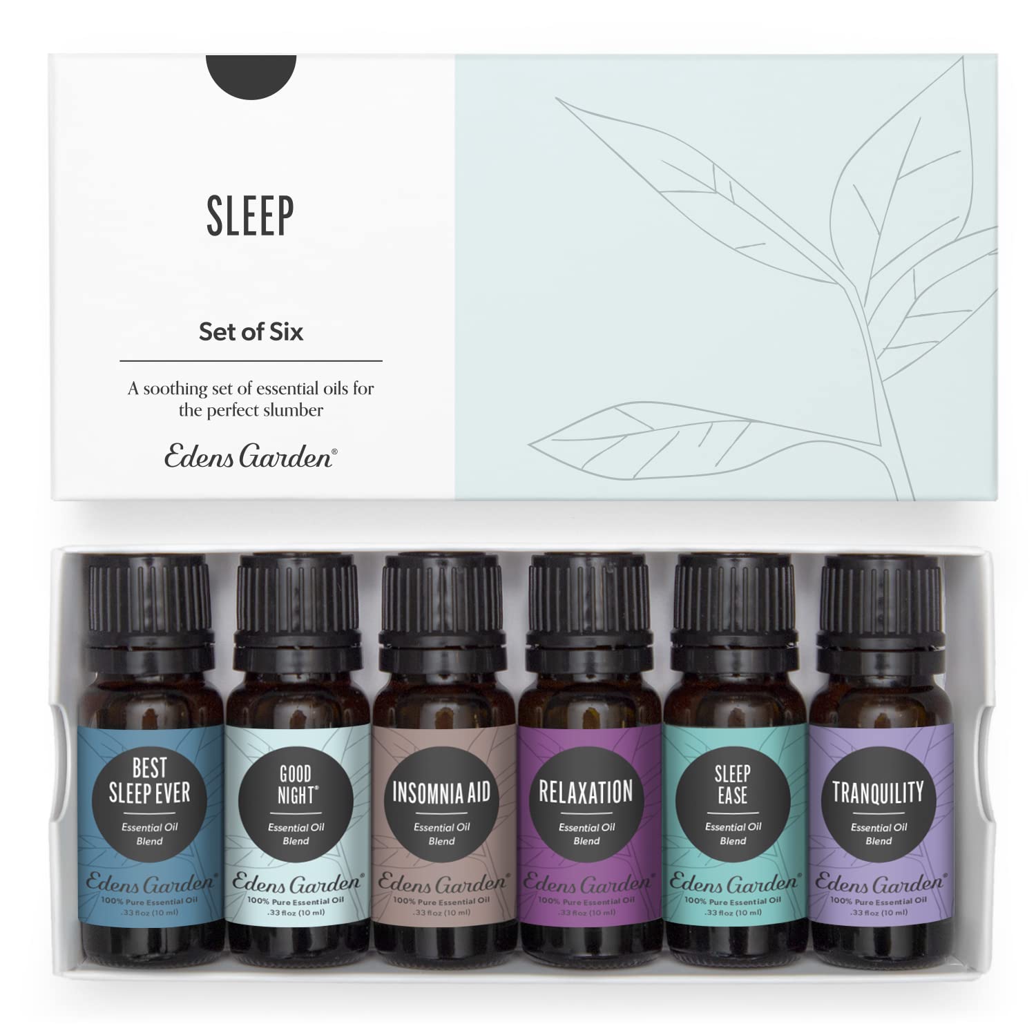 Edens Garden Sleep 6-set bottles packaging for restful nights