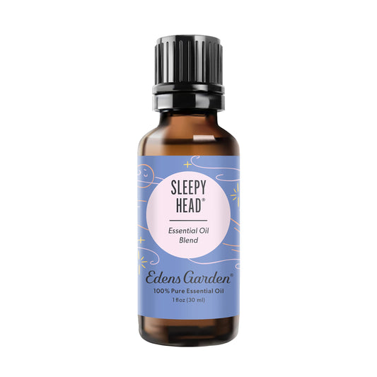 Edens Garden Sleepy Head bottle diffusing to inspire a calm bedtime.