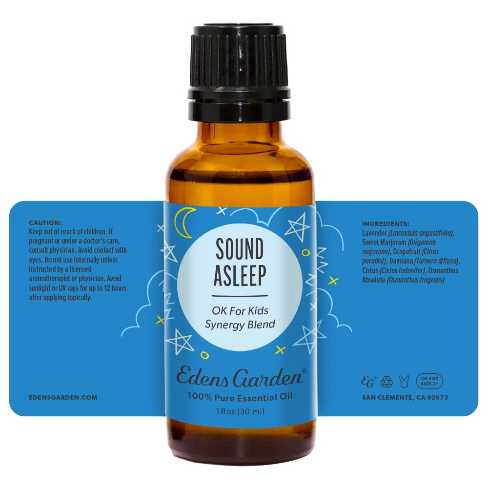 Edens Garden Sound Asleep cozy bedroom scene suggesting relaxation.
