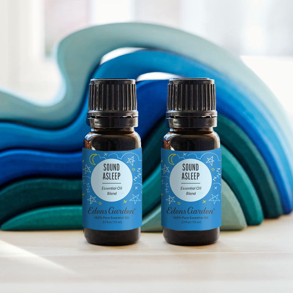 Edens Garden Sound Asleep diffuser in use creating a peaceful night atmosphere.