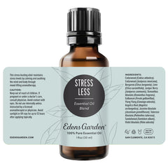 Edens Garden Stress Less packaging communicates quality and value