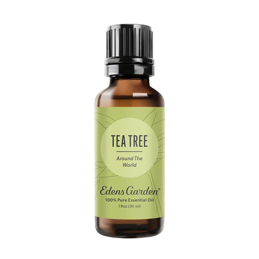 Edens Garden Tea Tree Around The World bottle for diffusion and skin care