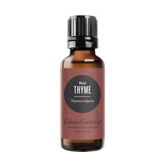 Edens Garden Thyme-Red essential oil bottle pour for diffusers and invigorating scent.