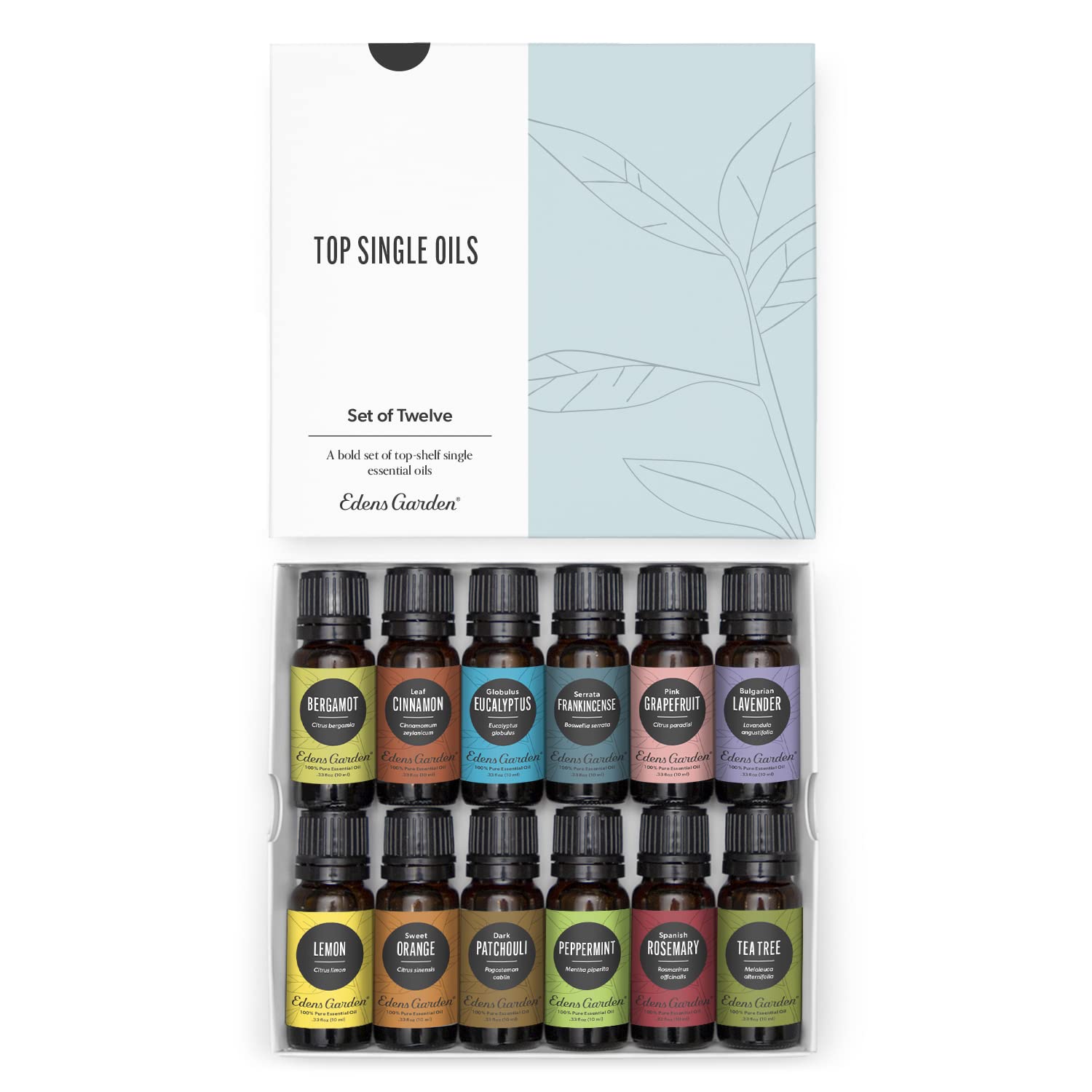 Edens Garden bergamot bottle pour promotes a fresh mood and inviting ambience.