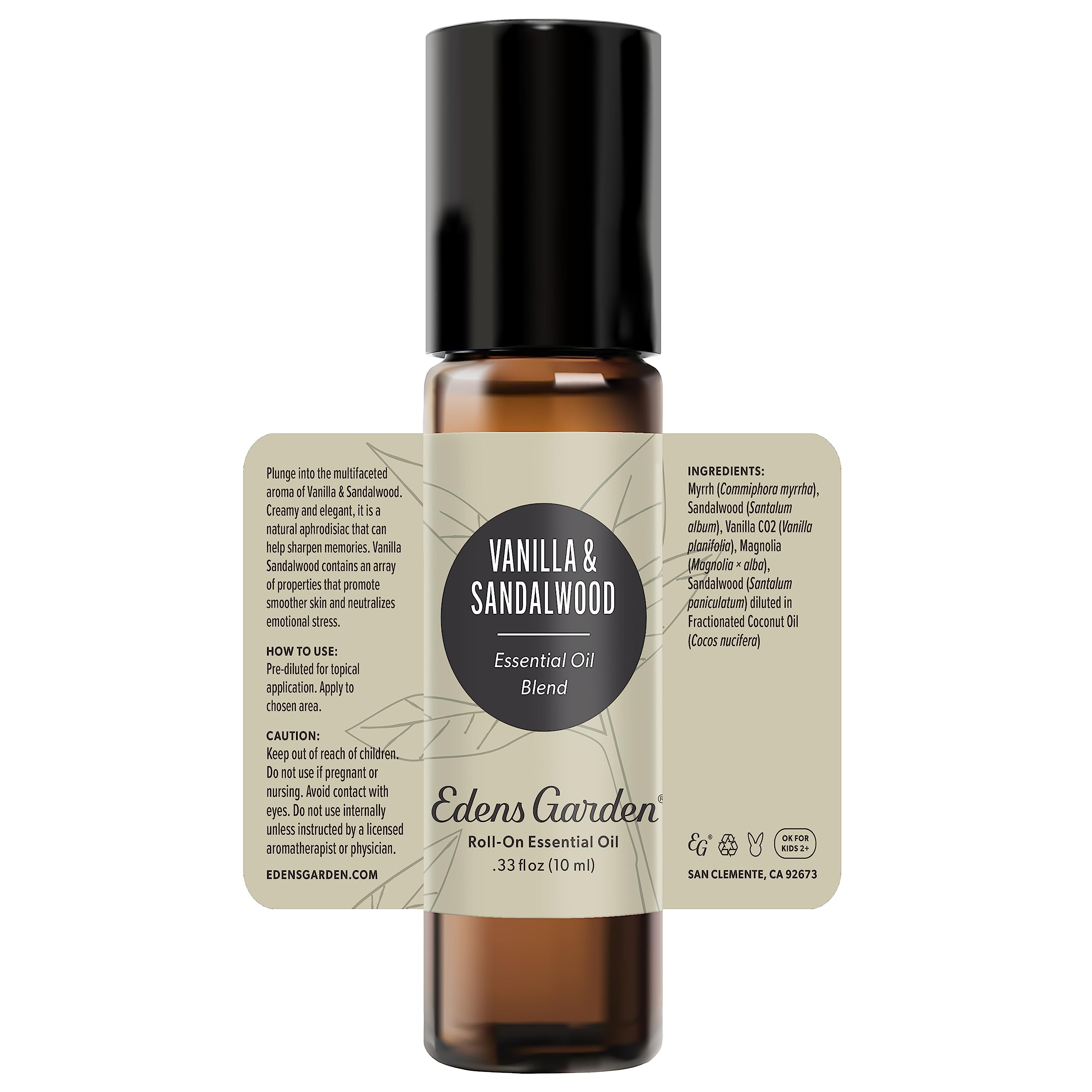 Edens Garden Vanilla Sandalwood lifestyle shot ready for daily rituals.