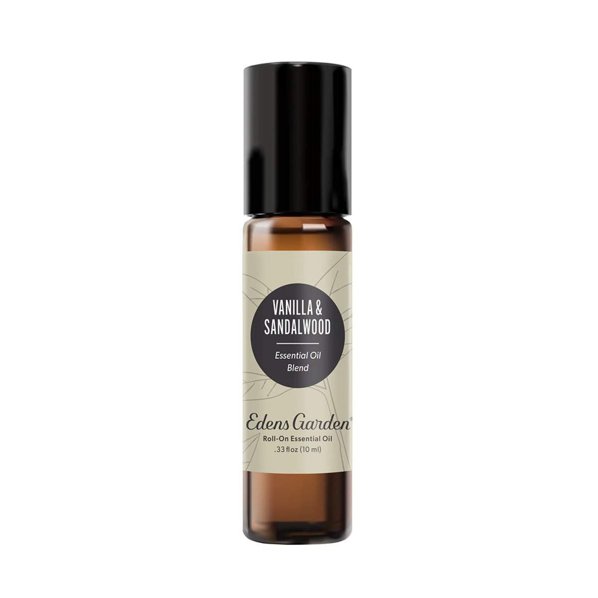Edens Garden Vanilla Sandalwood roll-on bottle for on-the-go relaxation.