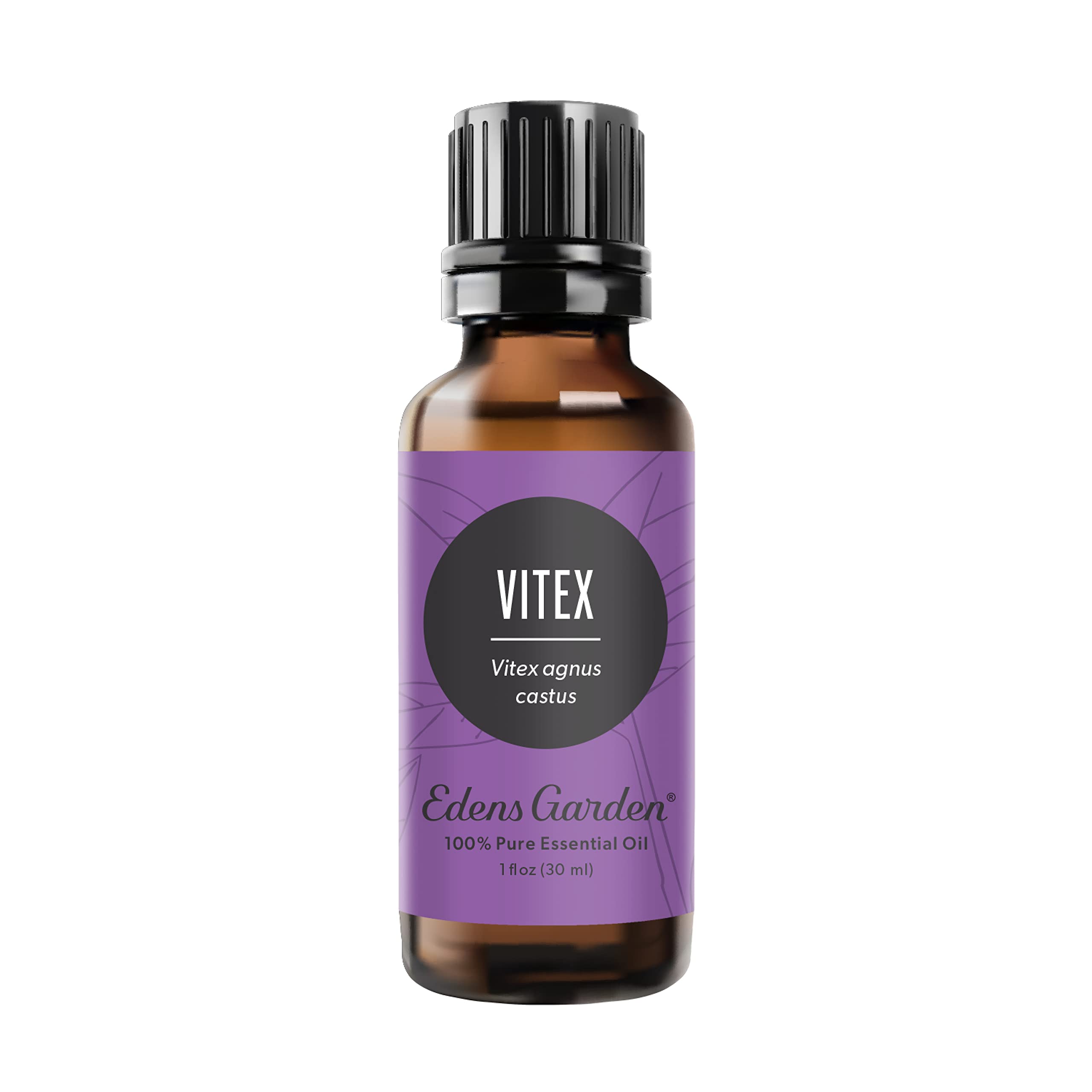 Edens Garden Vitex bottle pour shows premium essential oil for diffusers and calming rituals