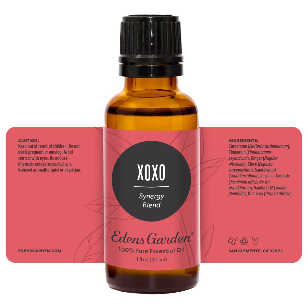 Edens Garden XOXO multi-use setup demonstrates diffuser, candle, and skincare compatibility