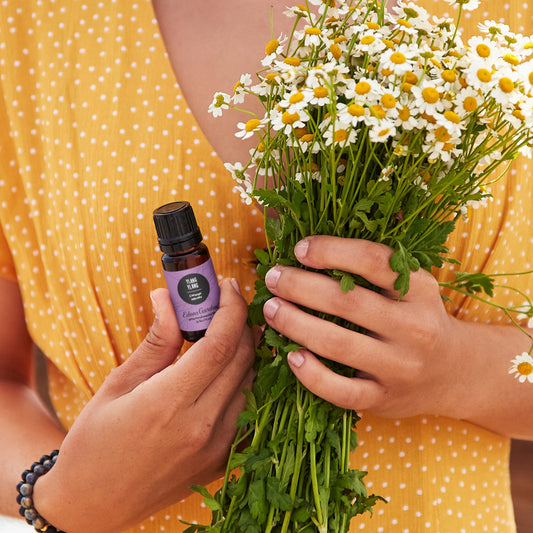 Edens Garden Ylang Ylang essential oil bottle with dropper for easy use in diffusers