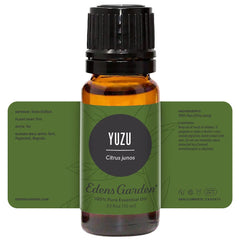 Bright citrus room ambience created by Edens Garden Yuzu essential oil.