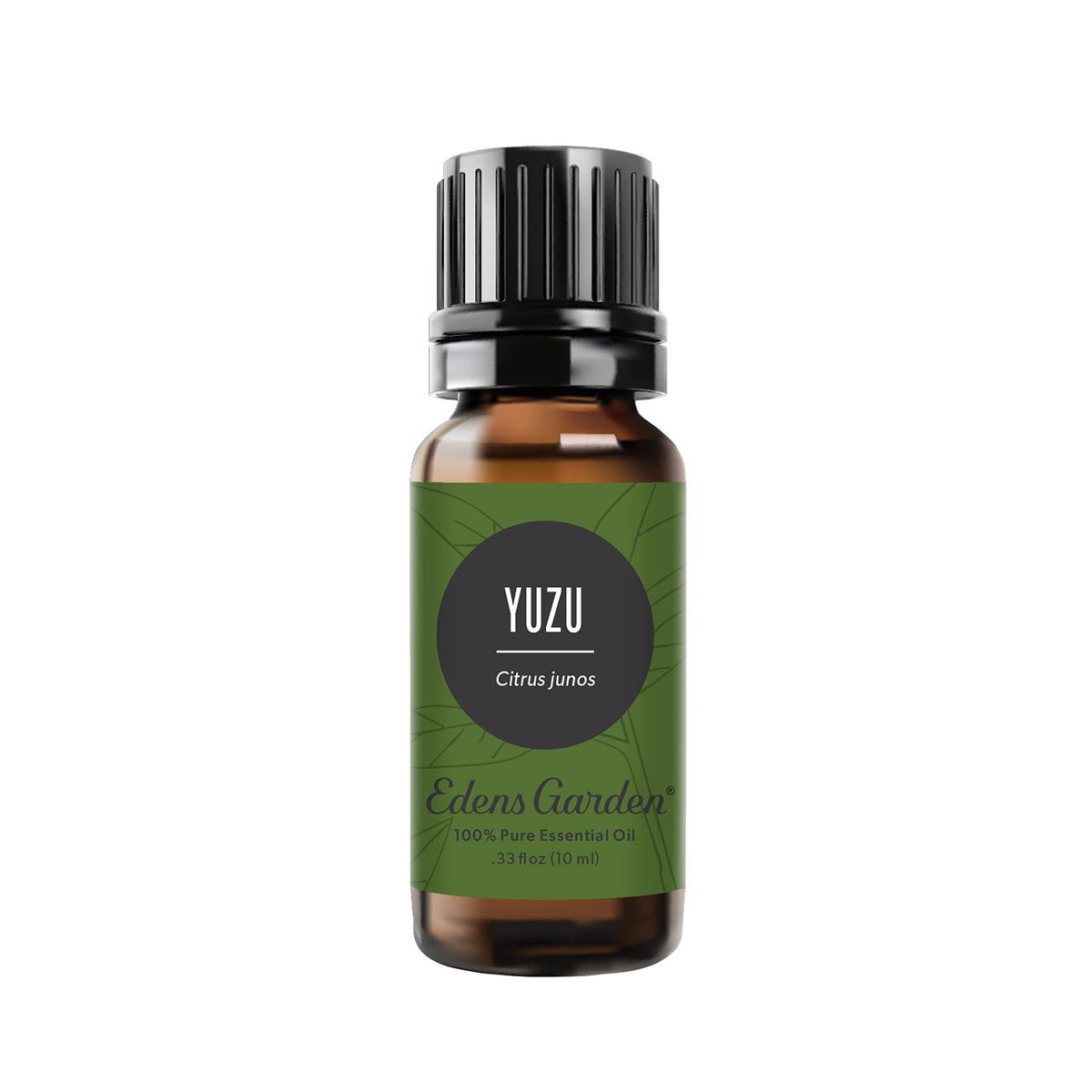 Edens Garden Yuzu essential oil bottle for uplifting diffusion and mood enhancement.