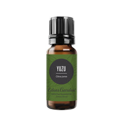 Edens Garden Yuzu essential oil bottle for uplifting diffusion and mood enhancement.