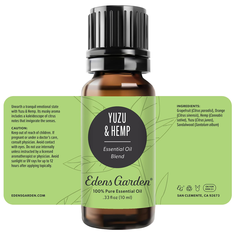 Edens Garden gift set featuring Yuzu & Hemp blend