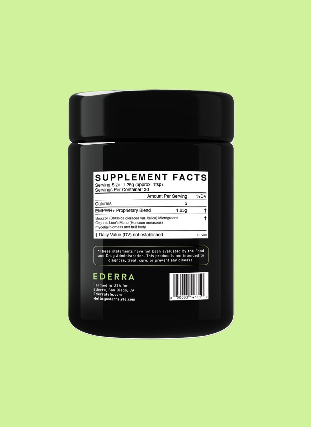 EDERRA EMPWR+ scoop dispensing shows simple daily serving prep.