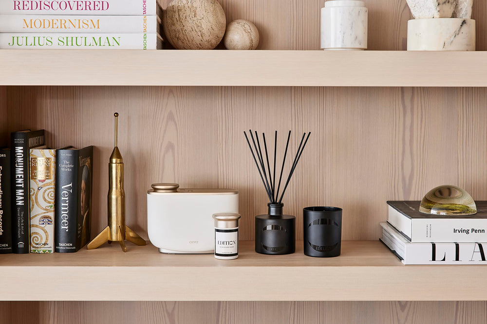 EDITION Room Diffuser top view shows micro-droplet technology in action