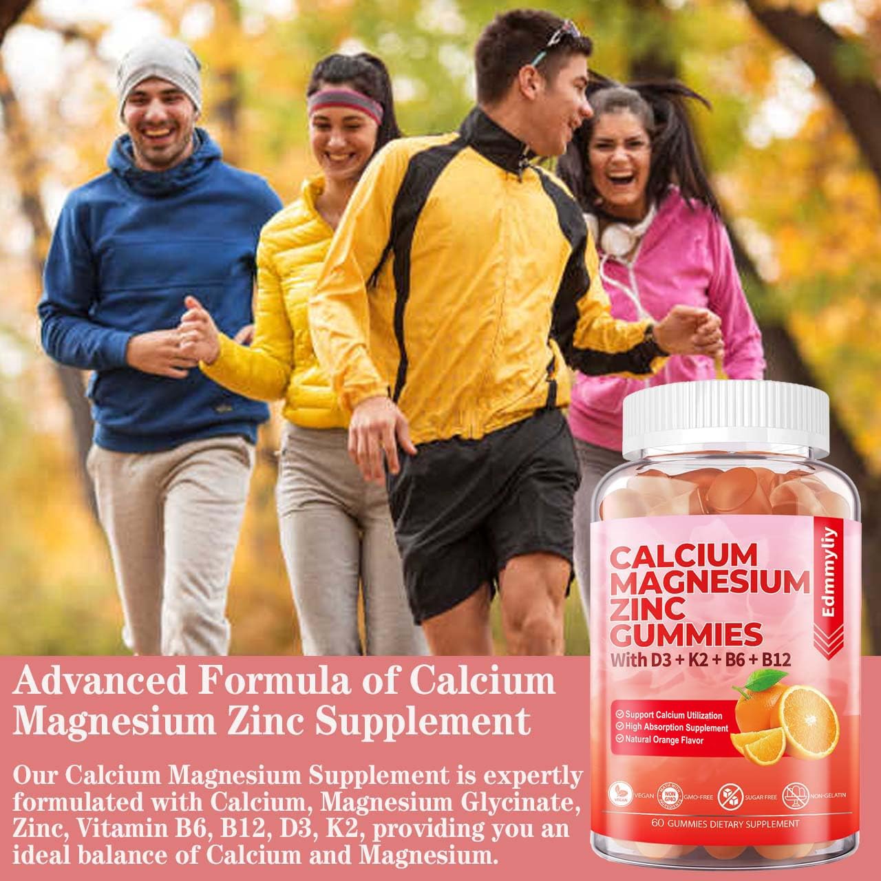 Edmmyliy supplement on table suggests convenient daily use.