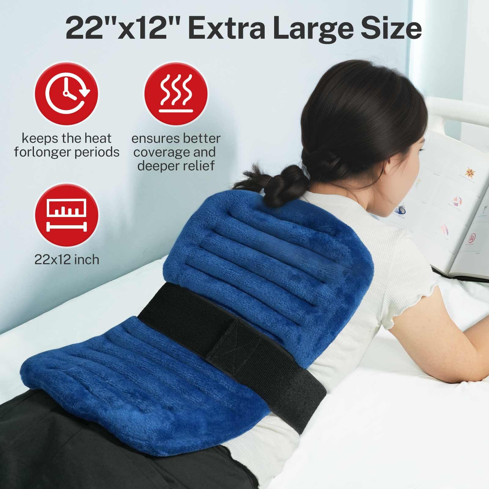 EDRITHRIC navy blue heating pad makes a thoughtful gift