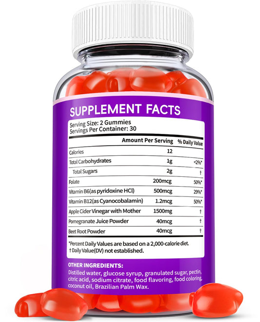 EDUDYF bottle open with gummies visible conveying easy access and travel readiness