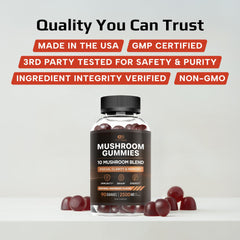 Effective Nutra Mushroom Gummies daily routine scene suggesting consistent, convenient supplementation.