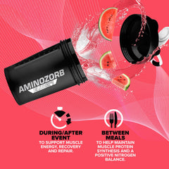 EFX Aminozorb Elite 21 back label outlines amino content and serving size