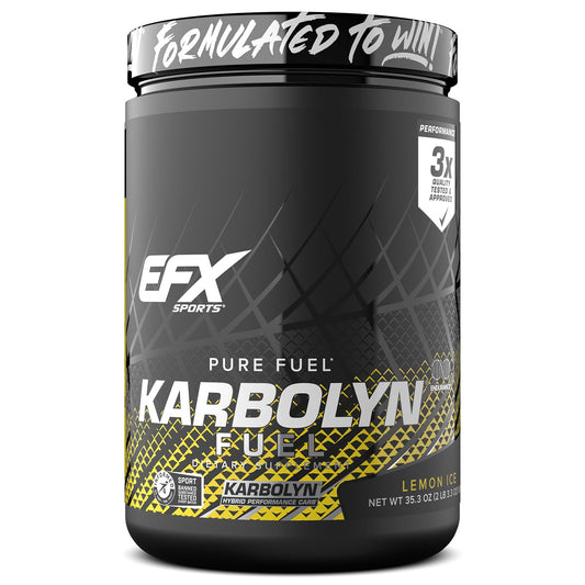 EFX Karbolyn Fuel lemon ice bottle for fast energy during training