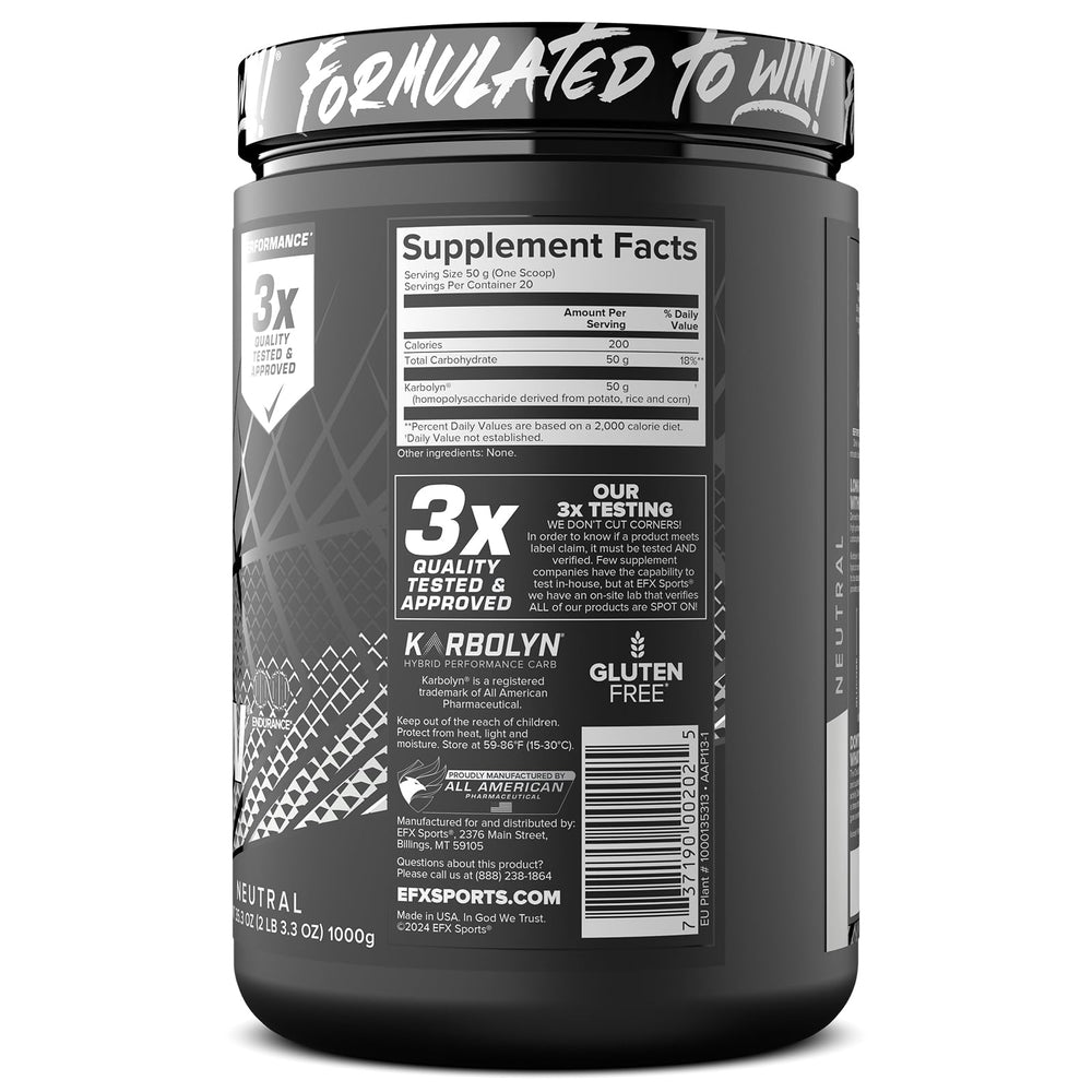 EFX Karbolyn Fuel packaging overview highlights in-house manufacturing and quality checks.