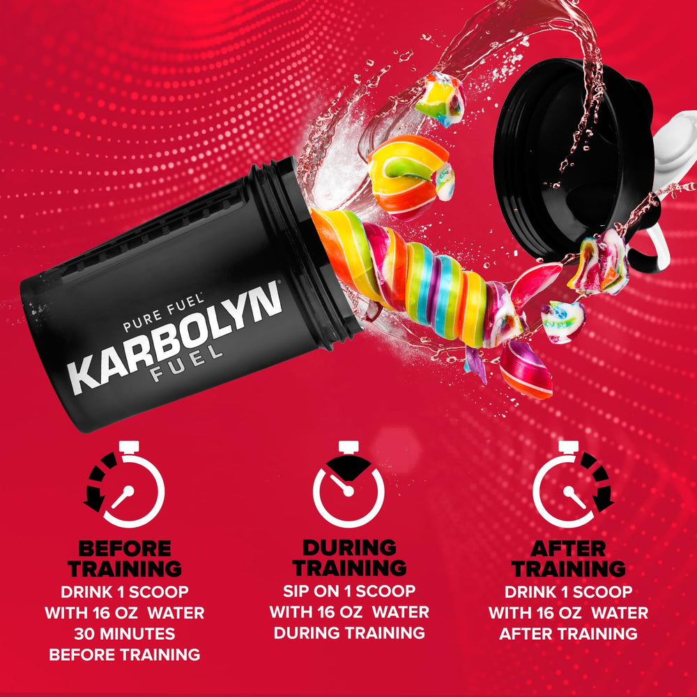 EFX Karbolyn Fuel Rainbow Candy dissolving smoothly in water