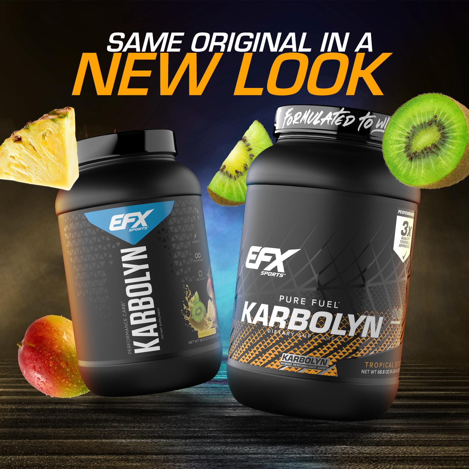 EFX Karbolyn Fuel scoop pouring shows easy mixing and fast fueling