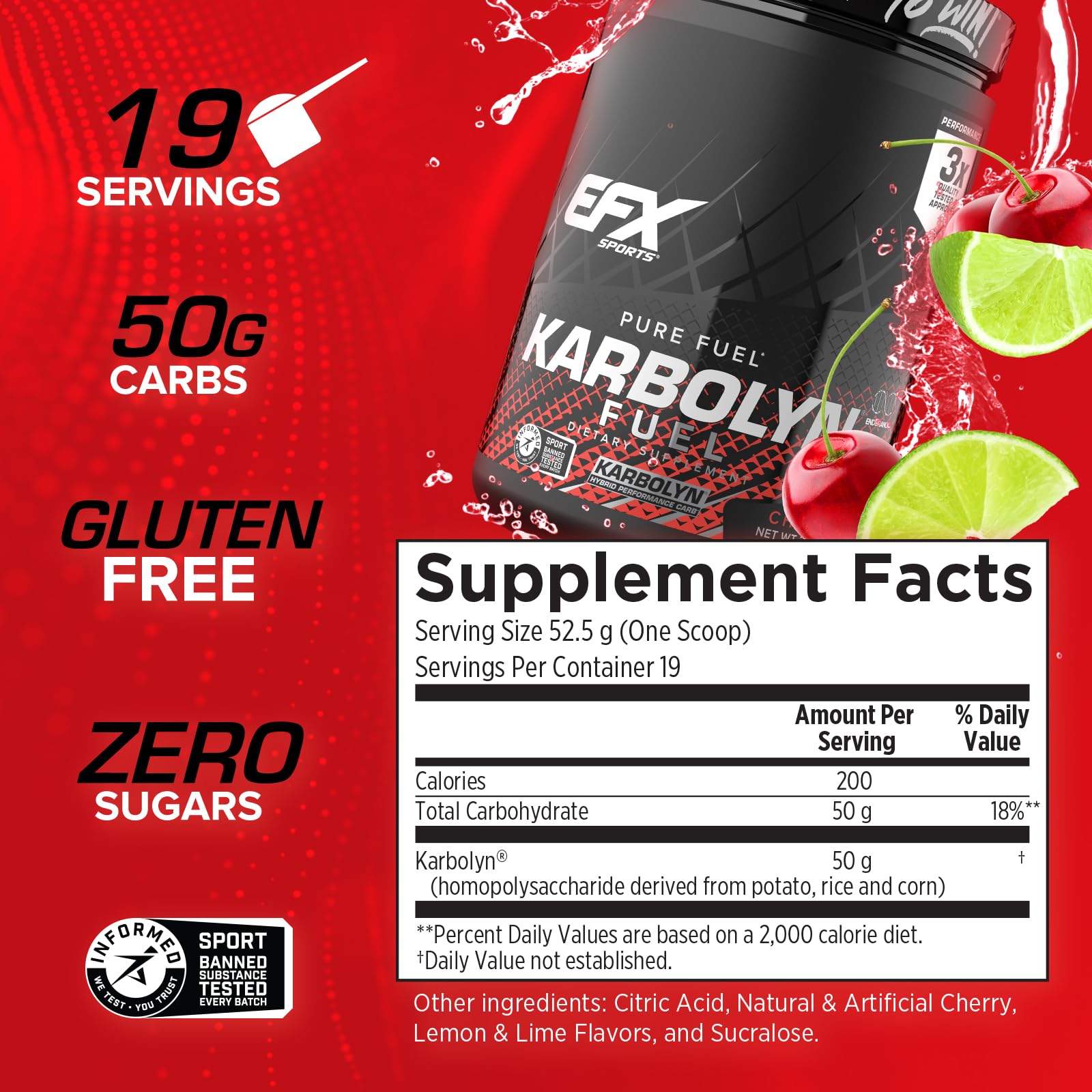 EFX Karbolyn Fuel shaker cup prepared for intra-workout use