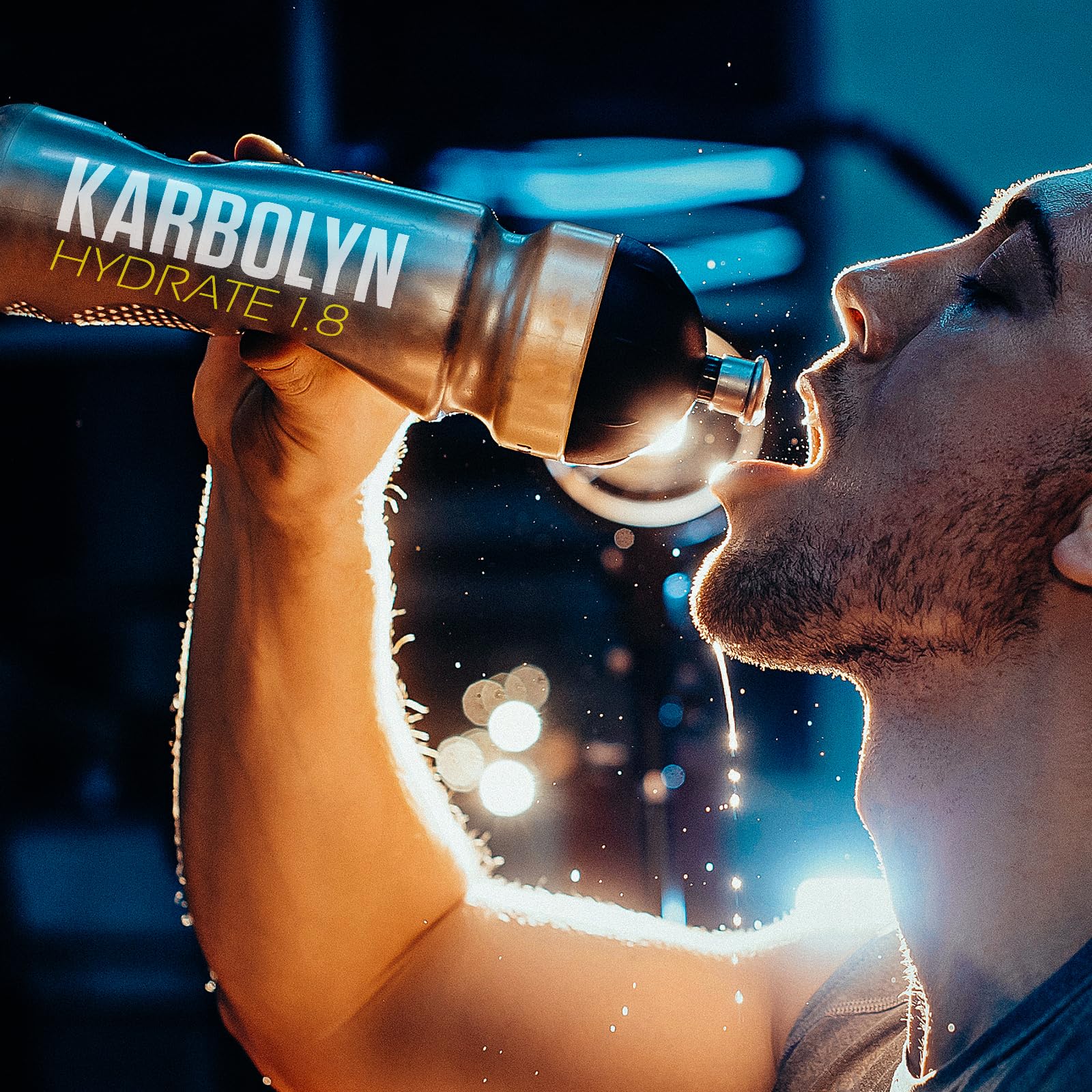 EFX Karbolyn Hydrate glass with ice, refreshing gluten-free mix