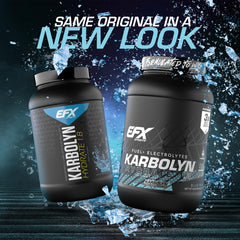 EFX Karbolyn Hydrate powder scoop demonstrates convenient on-the-go fueling.