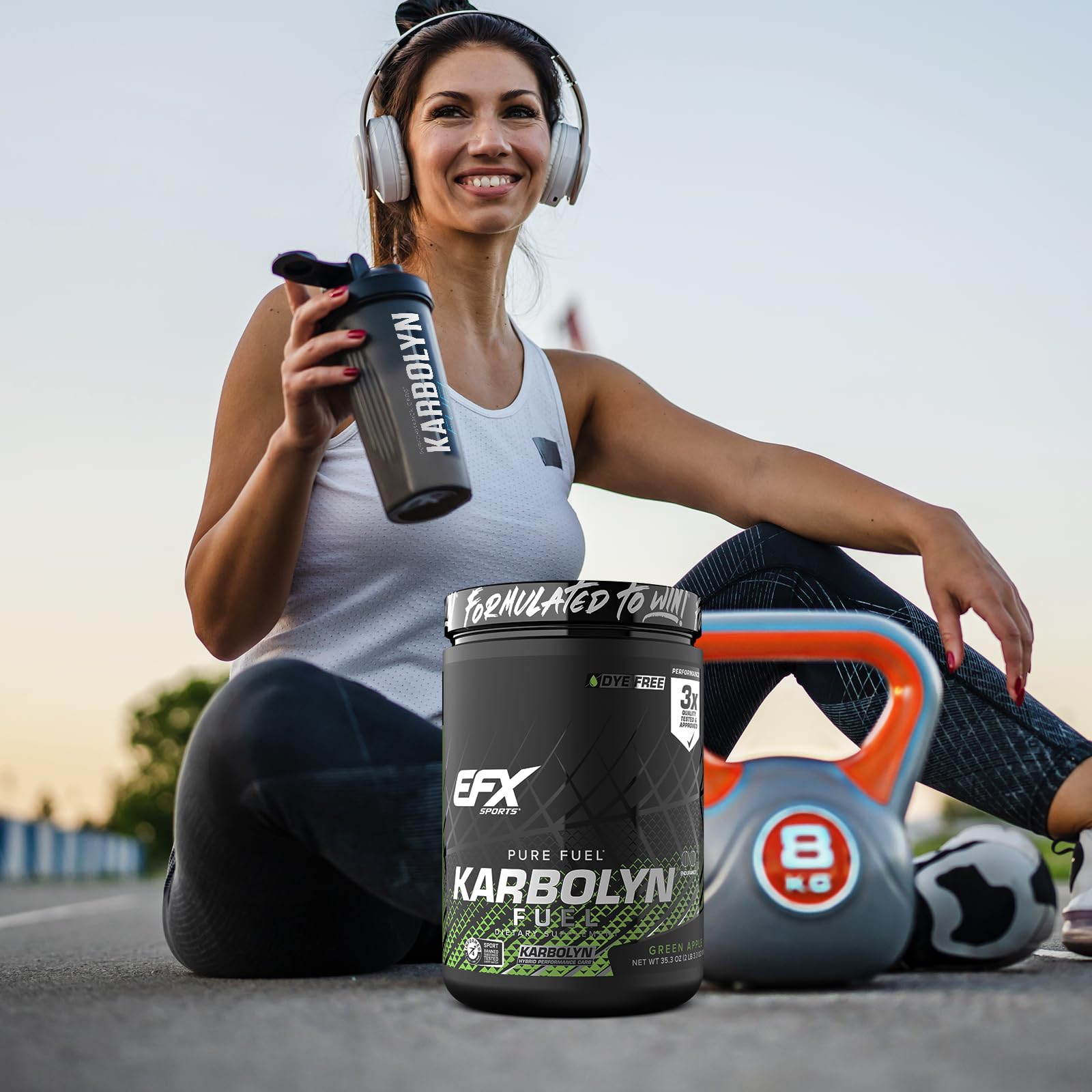 Pre-workout use of Karbolyn Fuel to fuel intense sessions.