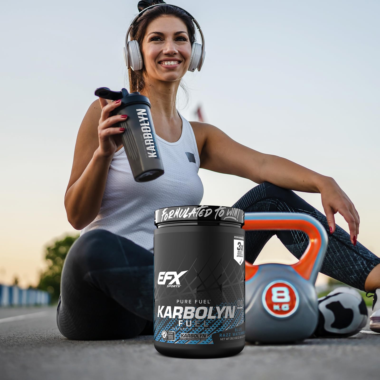 Ingredient and nutrition panel from Karbolyn Fuel package