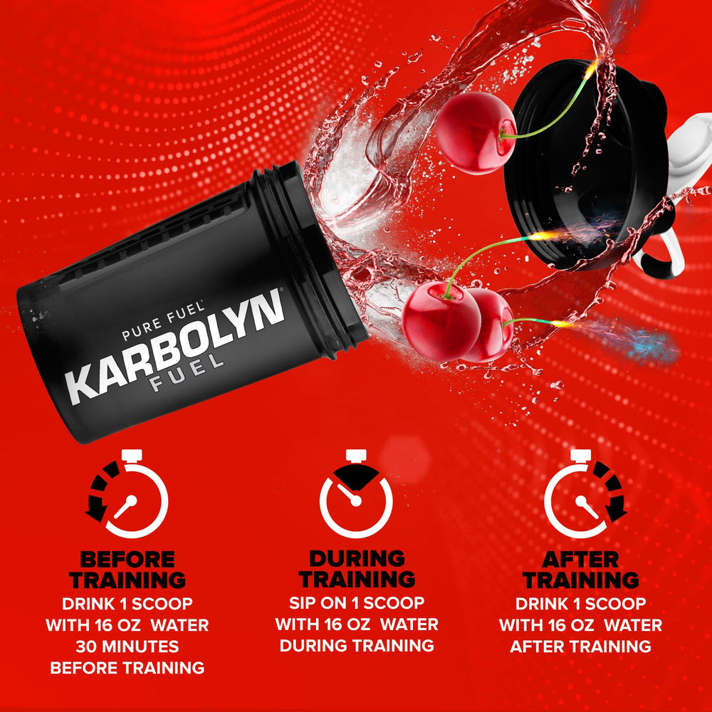 Mixing Karbolyn Fuel in a glass for a smooth, clump-free shake.