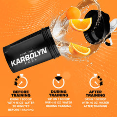 EFX Karbolyn Fuel post-workout mix supports quick recovery.