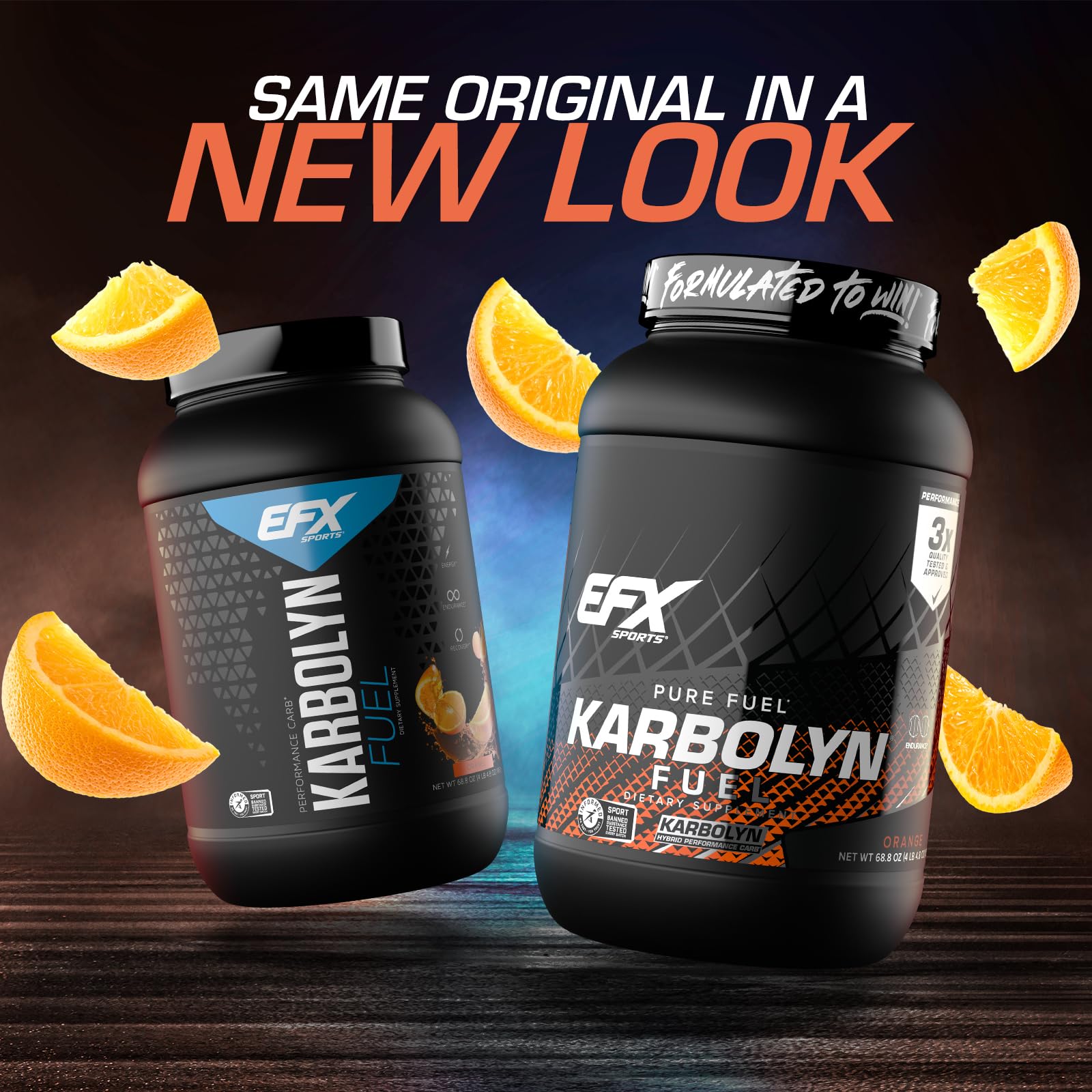 EFX Sports Karbolyn Fuel powder pouring into a shaker for quick mix.