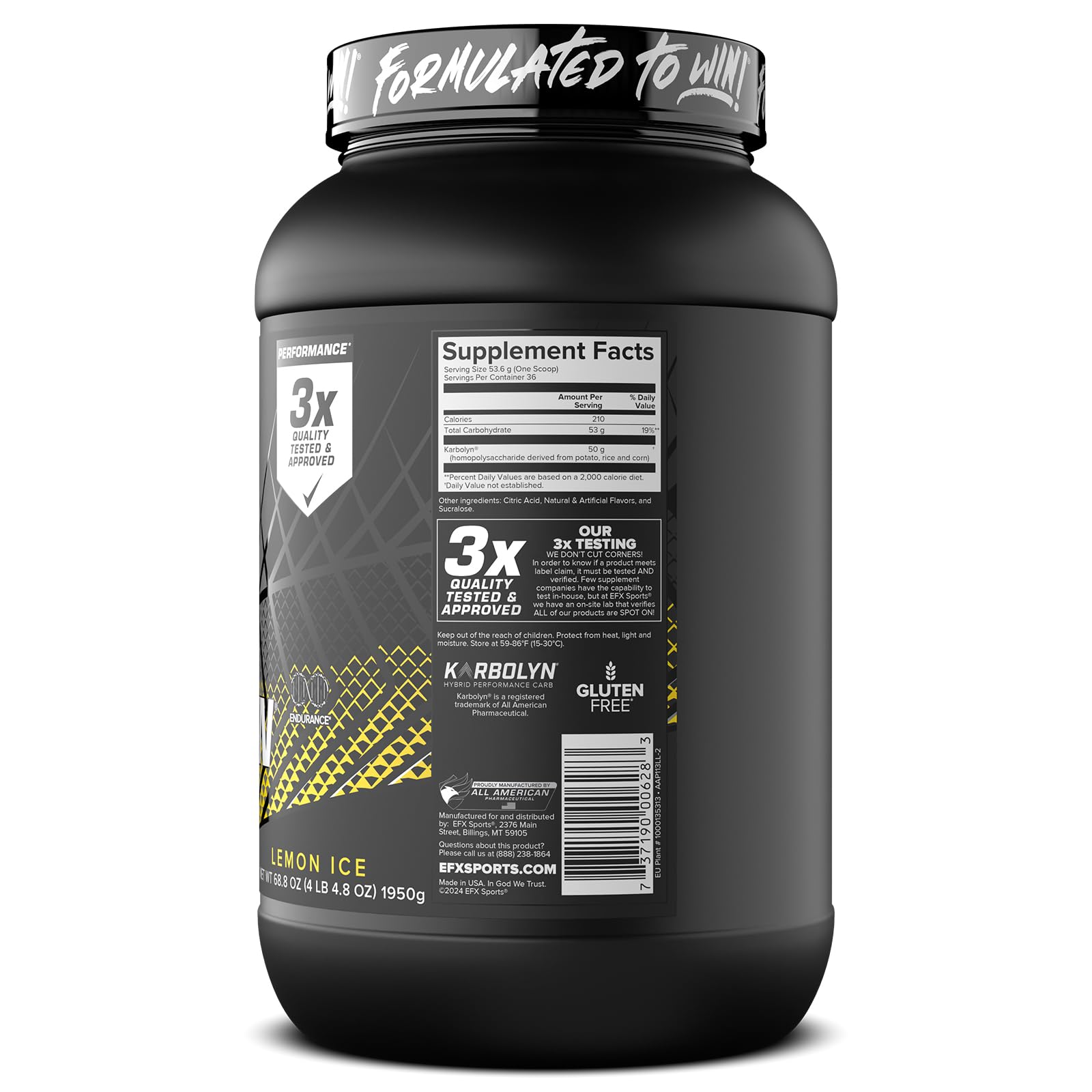 Karbolyn Fuel recovery-pump hinting at post-workout support