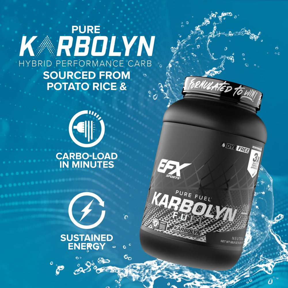 Measuring scoop with Karbolyn Fuel for precise pre-workout fueling