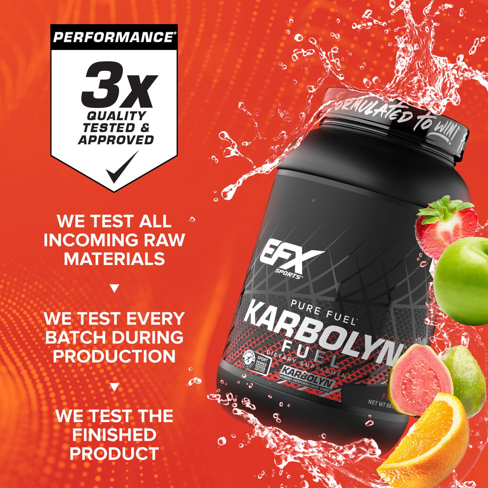 EFX Sports Karbolyn Fuel serving cup illustrates convenient intra-workout sip