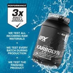 Karbolyn Fuel stirred into water for smooth, clean energy
