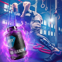 Gym bag scene with Kre-Alkalyn Pro ready for training sessions