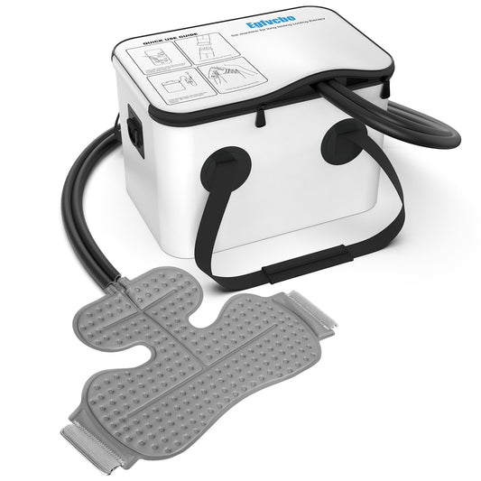 Egfvcbo cold therapy shoulder bucket with a large reservoir for longer cooling sessions.