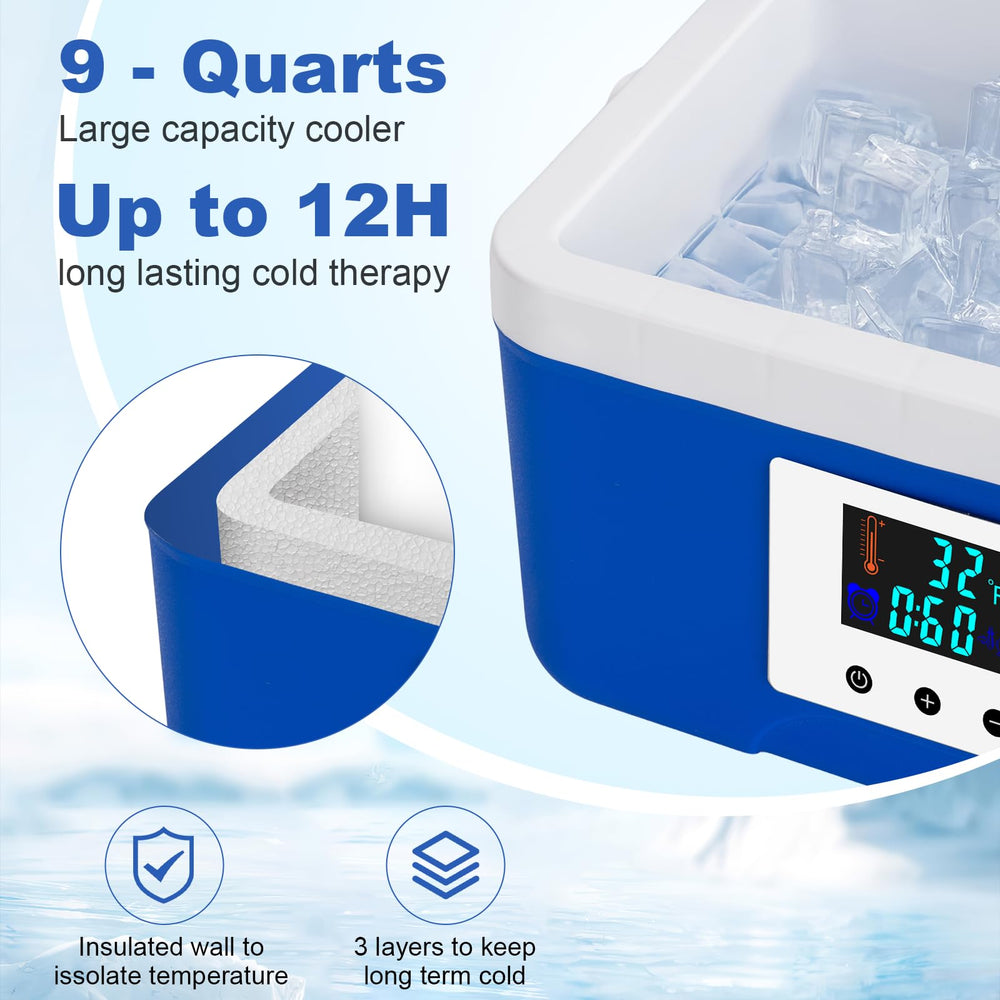 Egfvcbo 9 quart insulated reservoir keeps cold for overnight recovery