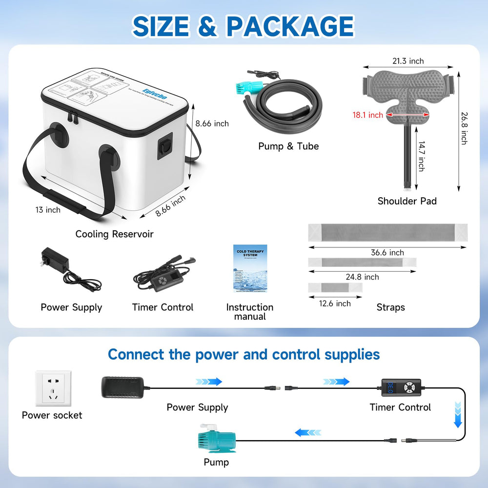 Egfvcbo leak-proof system keeps setup tidy and mess-free.