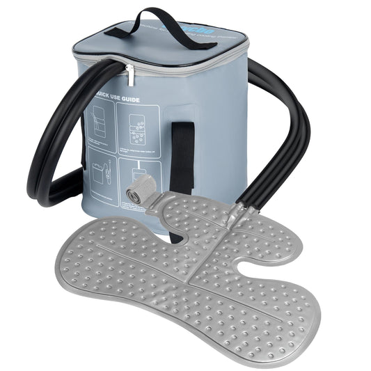 Egfvcbo portable ice machine 10qt cools for hours at home after shoulder surgery.